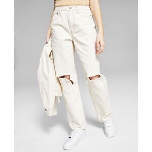 And Now This Now This Womens Ultra High Rise Straight Jeans